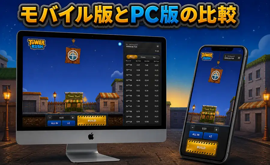 モバイル版とPC版の比較